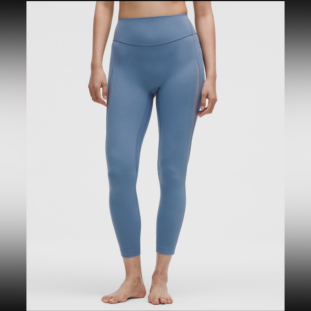NWT Nulu High-Rise Mesh-Panel Tight 25"